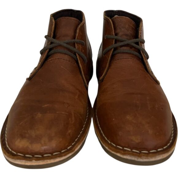 Hawkings McGill Men’s Desert Chukka Boots Size 9 Brown Leather Lace-Up - Picture 7 of 8